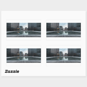 Sticker Rectangulaire Dusseldorf Allemagne