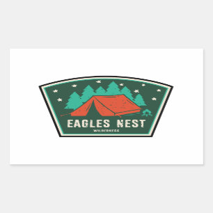 Sticker Rectangulaire Eagles Nest Wilderness Colorado Camping