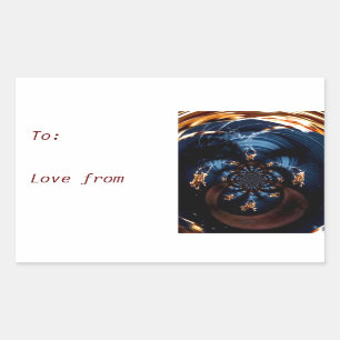 Sticker Rectangulaire Éffrayant Spiders Web Personnalisé