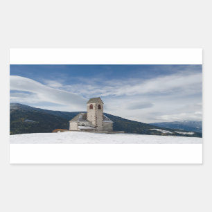 Sticker Rectangulaire Église de St Jakob dans l'autocollant de rectangl