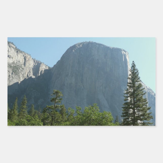 Sticker Rectangulaire El Capitan du parc national Yosemite (Devant)