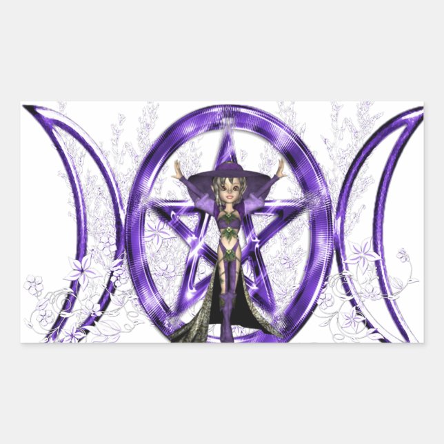 Sticker Rectangulaire Elf Triple Moon (Devant)