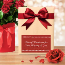 Emballage Cadeau Romantique pour Anniversaire