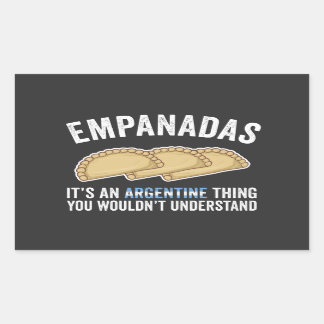 Sticker Rectangulaire Empanadas C'est une chose qu'on ne pourrait pas so