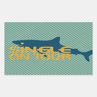 Sticker Rectangulaire En tournée célibataire