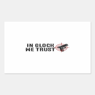 Sticker Rectangulaire En un clin d'oeil, nous faisons confiance