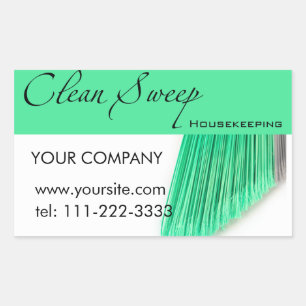 Sticker Rectangulaire Entretien