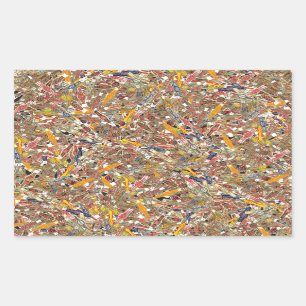 Sticker Rectangulaire Enveloppeurs à anneaux de cigar