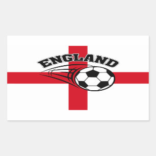 Sticker Rectangulaire Équipe d'Angleterre de football