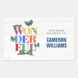 Sticker Rectangulaire Eric Carle Merveilleux