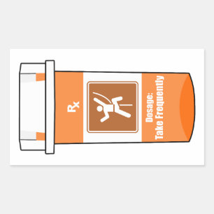 Sticker Rectangulaire Escalade Est Ma Drogue