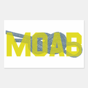 Sticker Rectangulaire Escalade Moab Figure 8