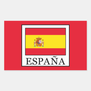 Sticker Rectangulaire España