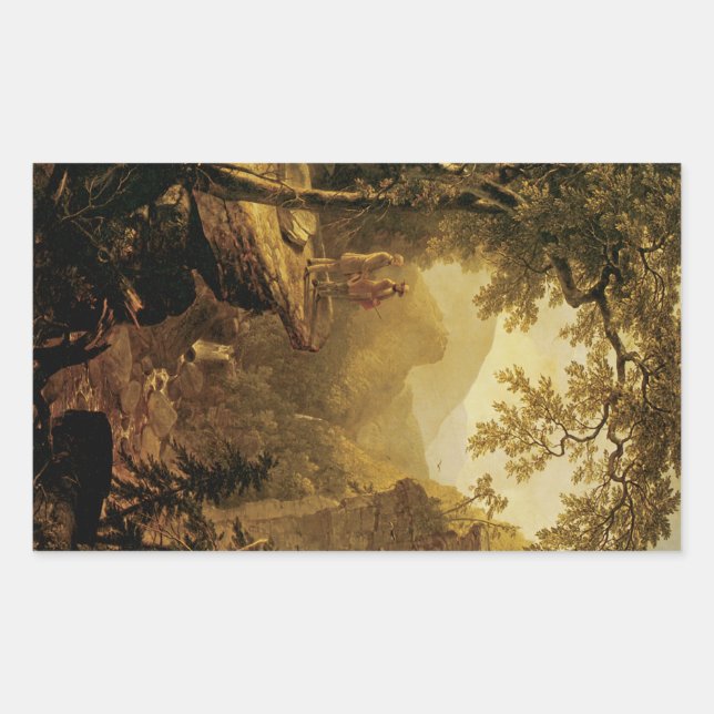 Sticker Rectangulaire Esprits gentils (Devant)