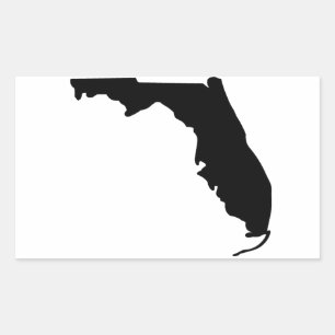 Sticker Rectangulaire État américain de Floride