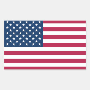 Sticker Rectangulaire États-Unis d'Amérique