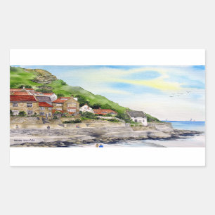 Sticker Rectangulaire Été dans la baie de RunBrunswick Angleterre Farida