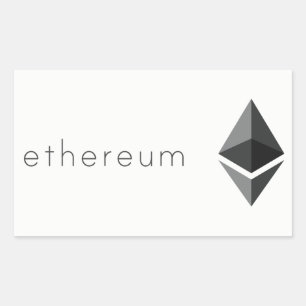 Sticker Rectangulaire Ethereum