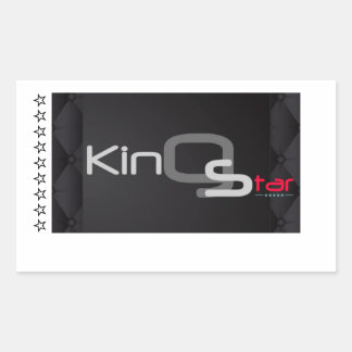 Sticker Rectangulaire Étoile royale