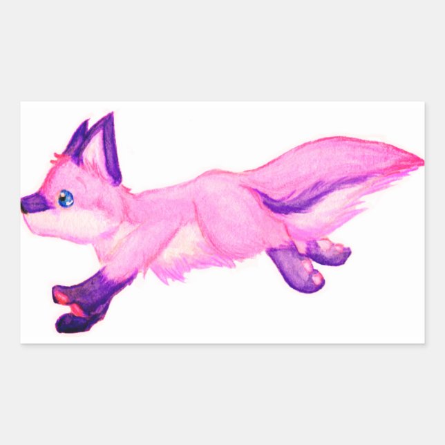 Sticker Rectangulaire Exécuter (Devant)