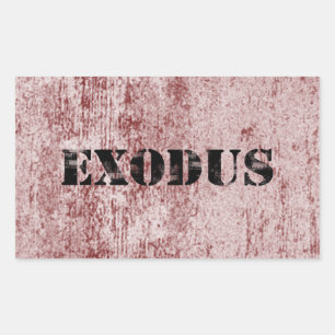 Sticker Rectangulaire Exode 6