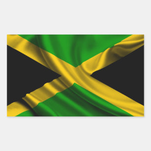 Sticker Rectangulaire Fabric jamaïcain