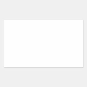 Sticker Rectangulaire Faites de votre propre création un blanc de conce