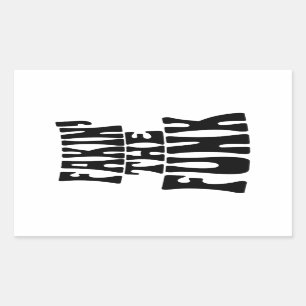 Sticker Rectangulaire Fakin' le funk