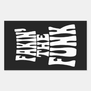 Sticker Rectangulaire Fakin' the Funk