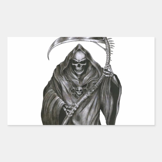 Sticker Rectangulaire Faucheuse (Devant)