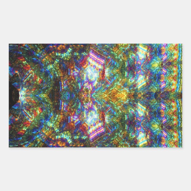 Sticker Rectangulaire Fenêtre en verre tendu (Devant)