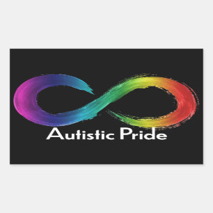 Sticker Rectangulaire Fierté autistique
