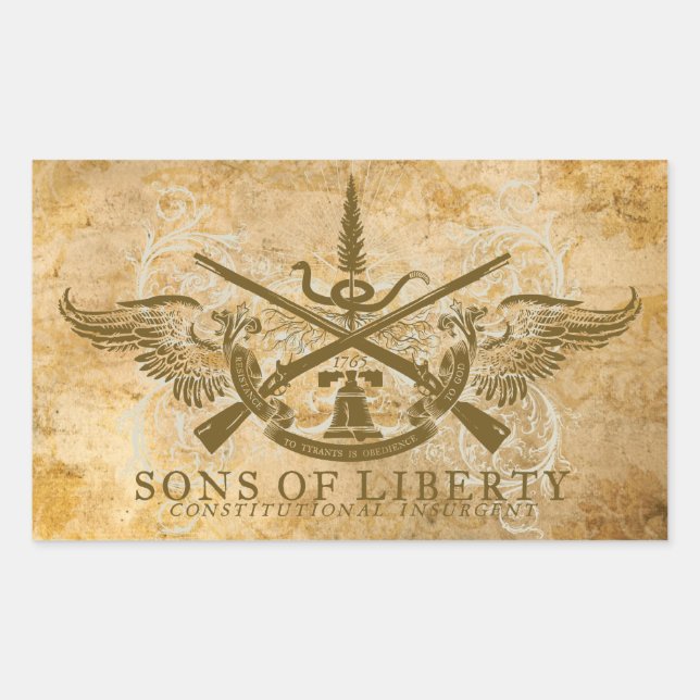 Sticker Rectangulaire Fils de la liberté (Devant)