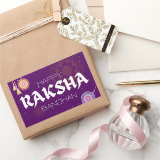 Sticker Rectangulaire Fils de l'amour – Célébration de Raksha Bandhan