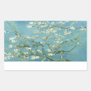 Sticker Rectangulaire Fleur d'amande par Van Gogh