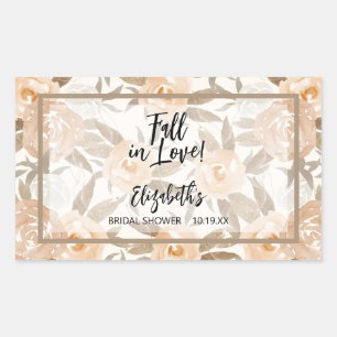 Sticker Rectangulaire Fleurs rustiques d'automne