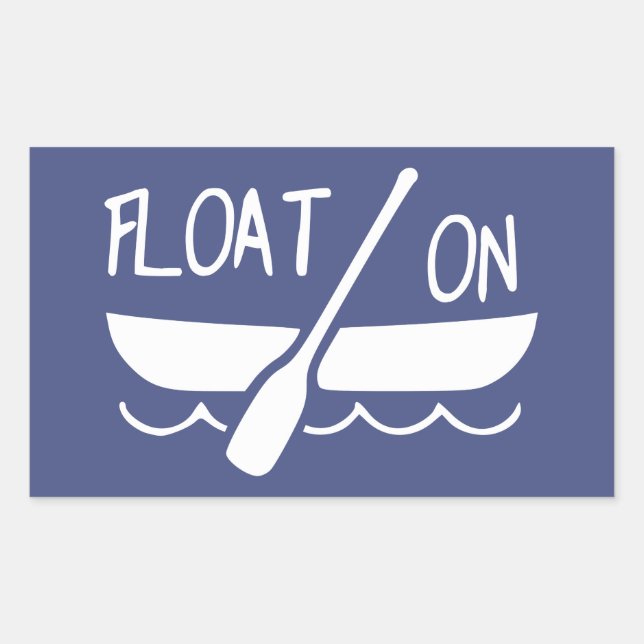 Sticker Rectangulaire Flotter (Devant)