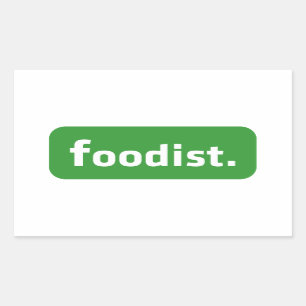Sticker Rectangulaire Foodiste.