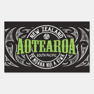 Sticker Rectangulaire Forçat à perpétuité Moko d'Aotearoa
