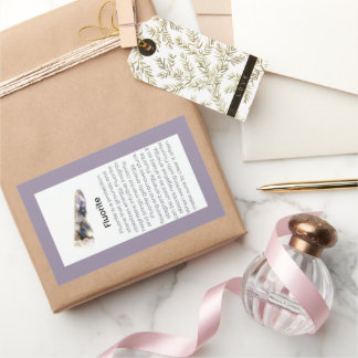 Sticker Rectangulaire Forfait Fluorite Crystal Signification Bijoux Gems