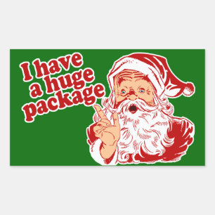 Sticker Rectangulaire Forfait Santas Huge