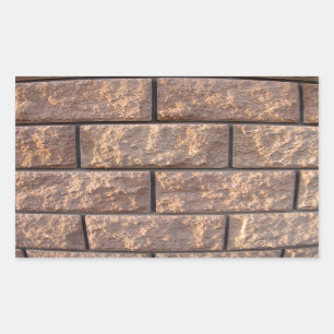 Sticker Rectangulaire Fragment du mur des grands blocs de béton