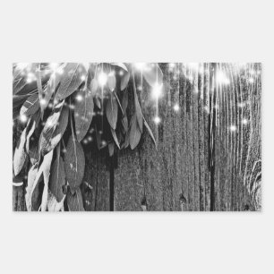 Sticker Rectangulaire Fraîchement Couché Gris Gris Gris Gris Luminaires