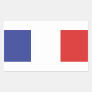 Sticker Rectangulaire France d'abord France insoumise drapeau français M