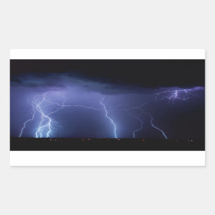 Sticker Rectangulaire Frappe de foudre 3
