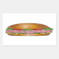 Fromage de jambon et de fromage Hoagie Grinder Her