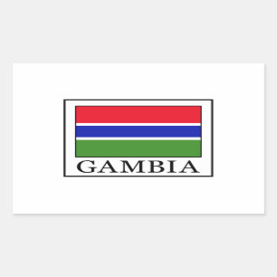 Sticker Rectangulaire Gambie