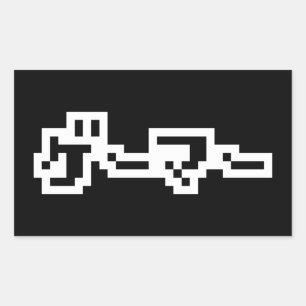 Sticker Rectangulaire Gamer Japonais ゲ ー マ Langue Nihongo