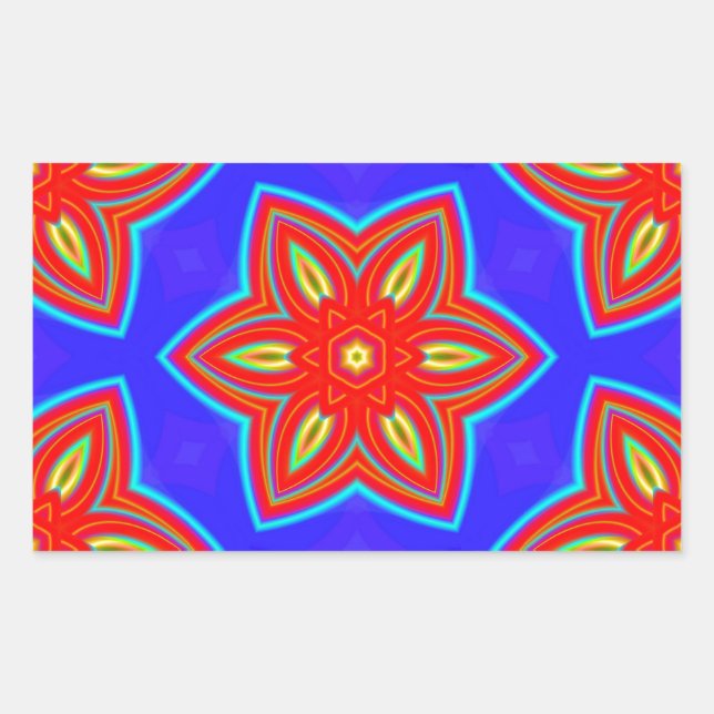 Sticker Rectangulaire géométrique 160614 (05) (Devant)