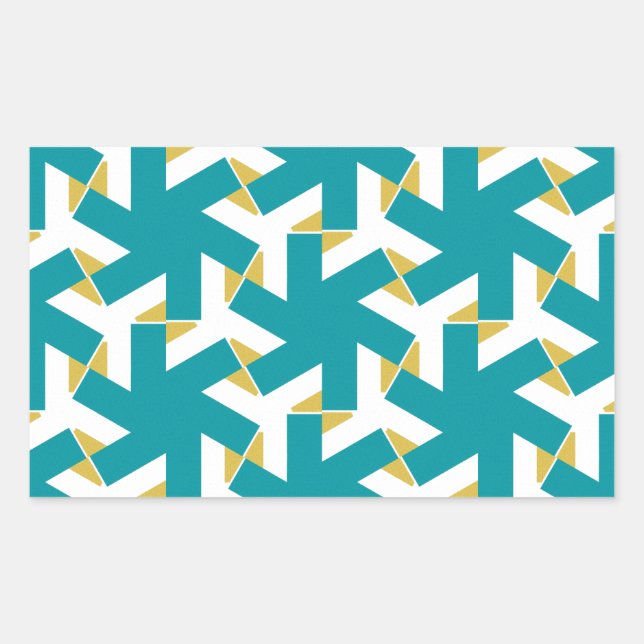 Sticker Rectangulaire géométrique 230614 (03) (Devant)